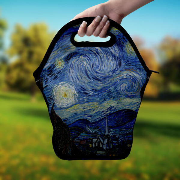 The Starry Night (Van Gogh 1889) Lunch Bag - Hand