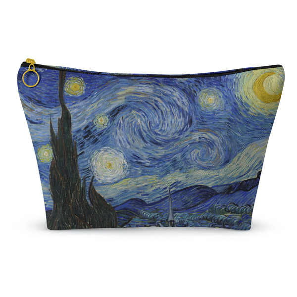 Custom The Starry Night (Van Gogh 1889) Makeup Bag - Large - 12.5"x7"