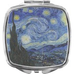 The Starry Night (Van Gogh 1889) Compact Makeup Mirror