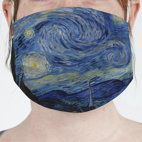 Custom The Starry Night (Van Gogh 1889) Face Mask Cover