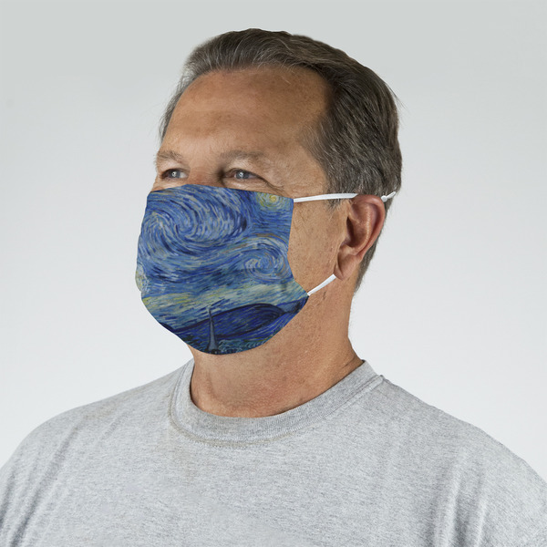 The Starry Night (Van Gogh 1889) Mask - Quarter View on Guy