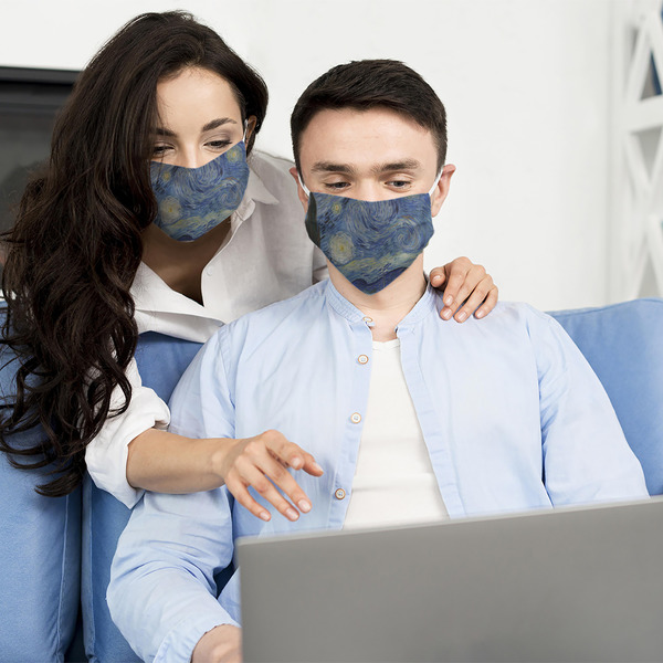 The Starry Night (Van Gogh 1889) Mask1 Adult Lifestyle