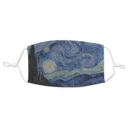 The Starry Night (Van Gogh 1889) Adult Cloth Face Mask