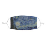 The Starry Night (Van Gogh 1889) Kid's Cloth Face Mask