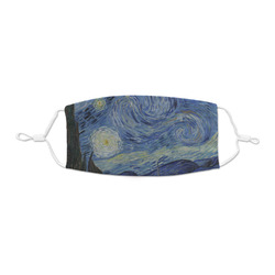 The Starry Night (Van Gogh 1889) Kid's Cloth Face Mask - XSmall