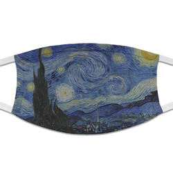 The Starry Night (Van Gogh 1889) Cloth Face Mask (T-Shirt Fabric)