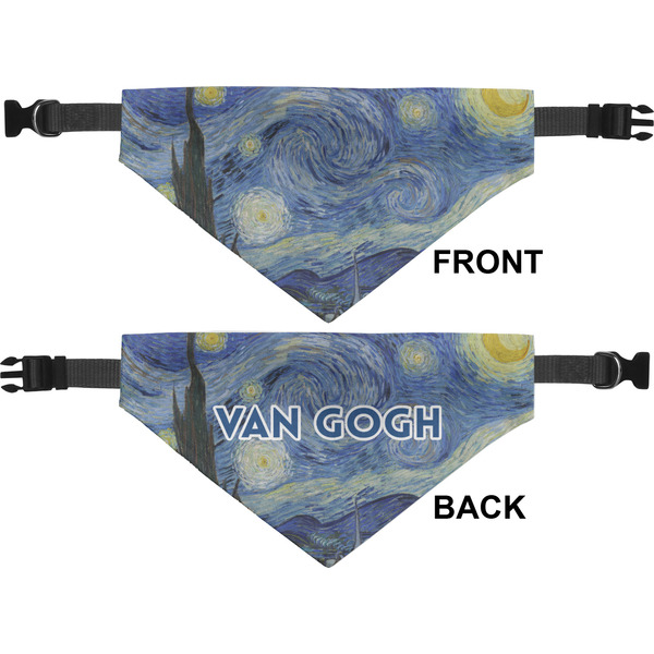 The Starry Night (Van Gogh 1889) Medium Dog Bandana Approval