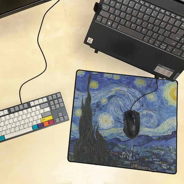 The Starry Night (Van Gogh 1889) Medium Gaming Mats - LIFESTYLE