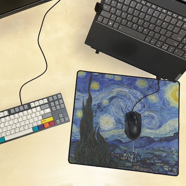 The Starry Night (Van Gogh 1889) Medium Gaming Mats - LIFESTYLE