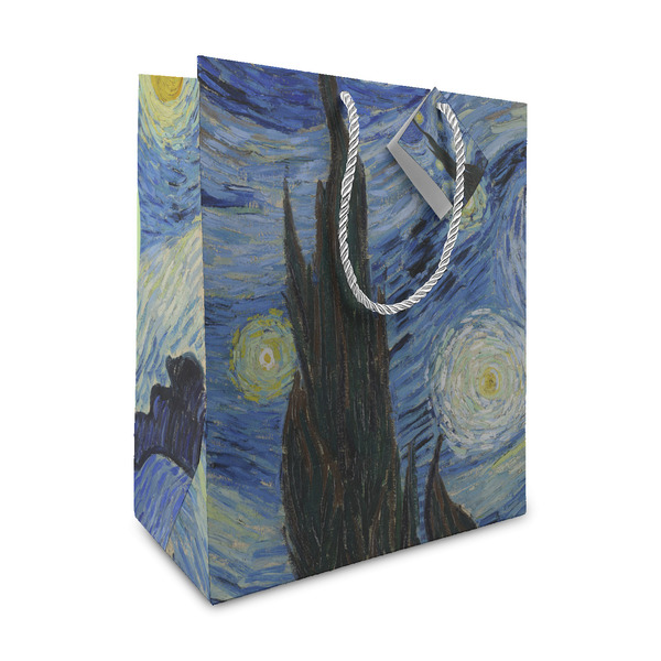 Custom The Starry Night (Van Gogh 1889) Medium Gift Bag