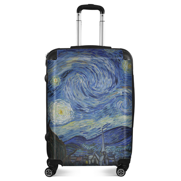 Custom The Starry Night (Van Gogh 1889) Suitcase - 24" Medium - Checked