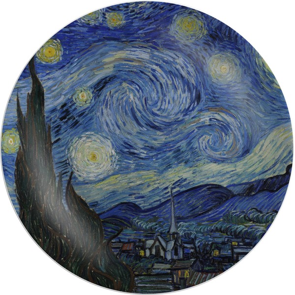 Custom The Starry Night (Van Gogh 1889) Melamine Plate