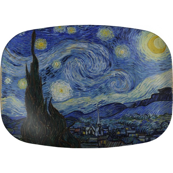 Custom The Starry Night (Van Gogh 1889) Melamine Platter