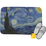 The Starry Night (Van Gogh 1889) Memory Foam Bath Mat