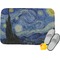 The Starry Night (Van Gogh 1889) Memory Foam Bath Mat - 24"x17"