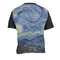 The Starry Night (Van Gogh 1889) Men's Crew Neck T Shirt Medium - Back