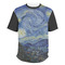 The Starry Night (Van Gogh 1889) Men's Crew Neck T Shirt Medium - Main