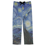 The Starry Night (Van Gogh 1889) Mens Pajama Pants - XS