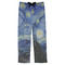 The Starry Night (Van Gogh 1889) Mens Pajama Pants - Flat
