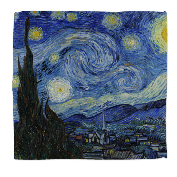 Custom The Starry Night (Van Gogh 1889) Microfiber Dish Rag