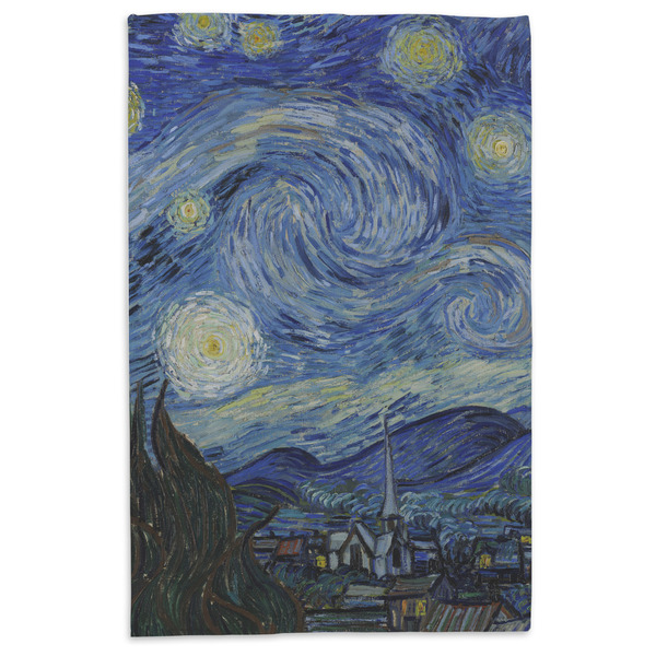 The Starry Night (Van Gogh 1889) Microfiber Dish Towel - APPROVAL