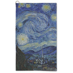 The Starry Night (Van Gogh 1889) Microfiber Golf Towel - Large