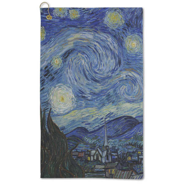 Custom The Starry Night (Van Gogh 1889) Microfiber Golf Towel