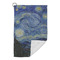 The Starry Night (Van Gogh 1889) Microfiber Golf Towels Small - FRONT FOLDED