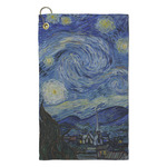 The Starry Night (Van Gogh 1889) Microfiber Golf Towel - Small