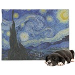 The Starry Night (Van Gogh 1889) Dog Blanket - Regular