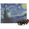The Starry Night (Van Gogh 1889) Dog Blanket - Regular