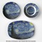 The Starry Night (Van Gogh 1889) Microwave & Dishwasher Safe CP Plastic Dishware - Group