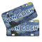 The Starry Night (Van Gogh 1889) Mini License Plates - MAIN (4 and 2 Holes)