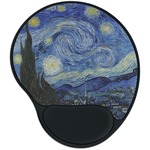 The Starry Night (Van Gogh 1889) Mouse Pad with Wrist Support