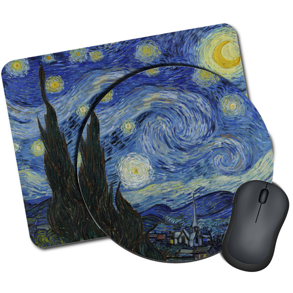 Custom The Starry Night (Van Gogh 1889) Mouse Pad