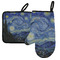 The Starry Night (Van Gogh 1889) Left Oven Mitt & Pot Holder Set