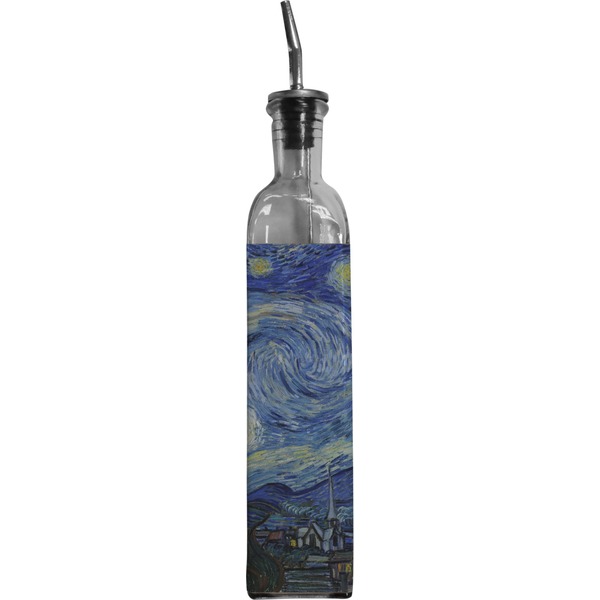 Custom The Starry Night (Van Gogh 1889) Oil Dispenser Bottle