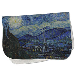 The Starry Night (Van Gogh 1889) Burp Cloth - Fleece