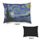 The Starry Night (Van Gogh 1889) Outdoor Dog Beds - Medium - APPROVAL