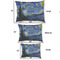 The Starry Night (Van Gogh 1889) Outdoor Dog Beds - SIZE CHART