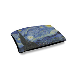 The Starry Night (Van Gogh 1889) Outdoor Dog Bed - Small