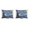 The Starry Night (Van Gogh 1889)  Outdoor Rectangular Throw Pillow (Front and Back)