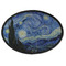The Starry Night (Van Gogh 1889) Iron On Oval Patch