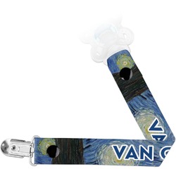 The Starry Night (Van Gogh 1889) Pacifier Clips