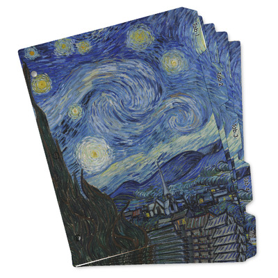 The Starry Night (Van Gogh 1889) Binder Tab Divider Set