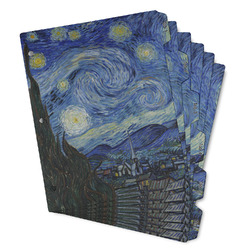 The Starry Night (Van Gogh 1889) Binder Tab Divider - Set of 6