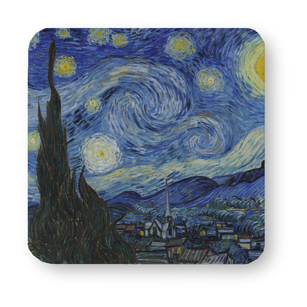 The Starry Night (Van Gogh 1889) Paper Coasters - Approval