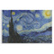 The Starry Night (Van Gogh 1889) Disposable Paper Placemat - Front View