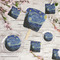 The Starry Night (Van Gogh 1889) Party Supplies Combination Image - All items - Plates, Coasters, Fans