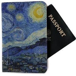 The Starry Night (Van Gogh 1889) Passport Holder - Fabric